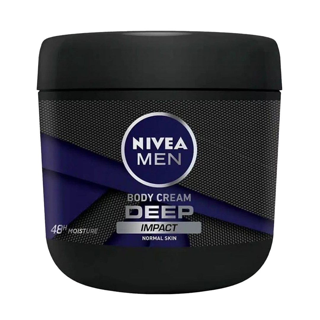 کرم مرطوب کننده دست و بدن مردانه نیوآ Nivea مدل Deep Impact مناسب پوست معمولی حجم 400 میل - پاکینو