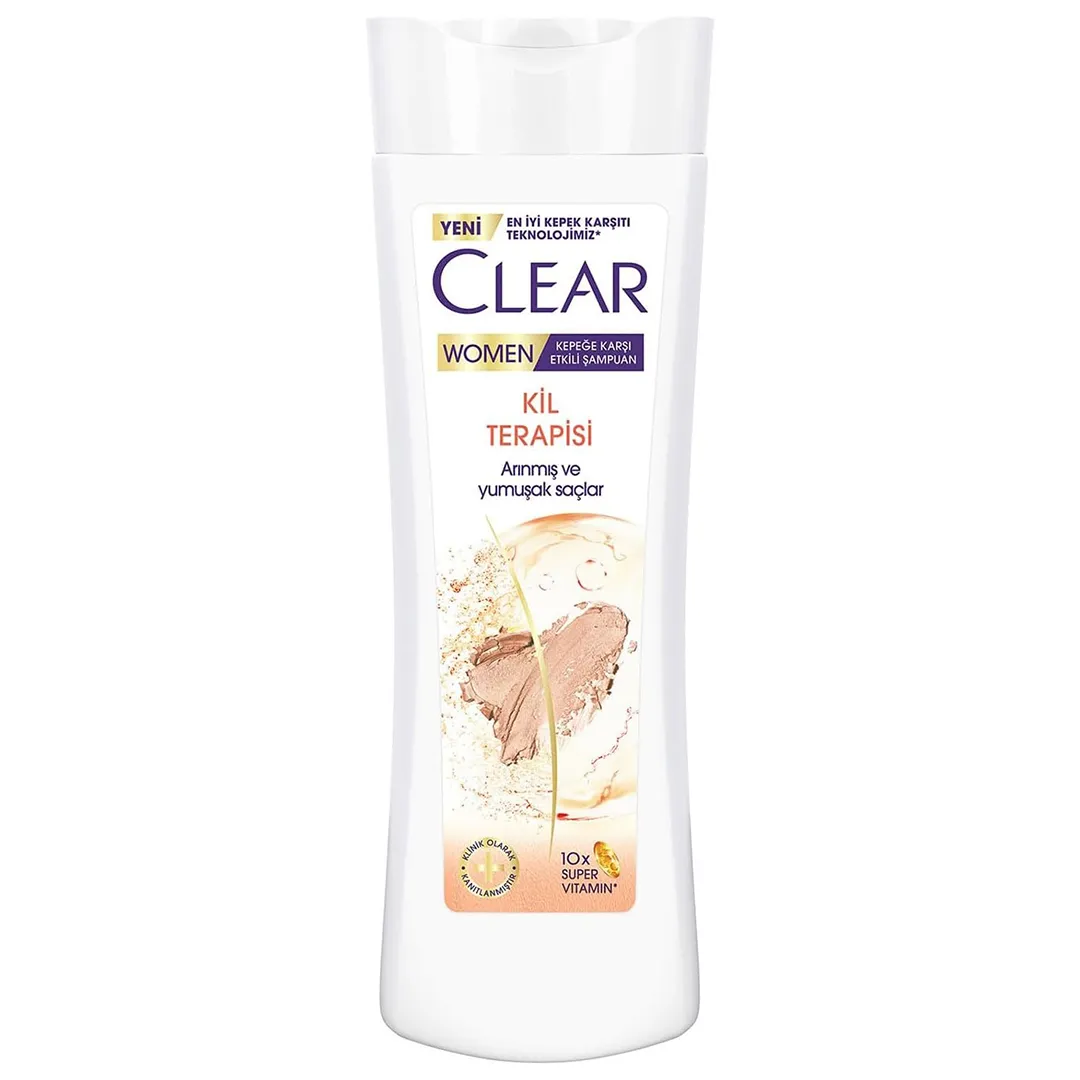 شامپو کلیر زنانه ضد شوره و نرم کننده مو مدل Kil Terapisi حجم 350 میل - پاکینو