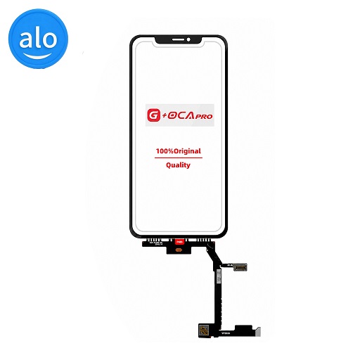 تاچ گلس آیفون IPHONE XSMAX فلت بلند اورجینال Original Touch+long cable+OCA