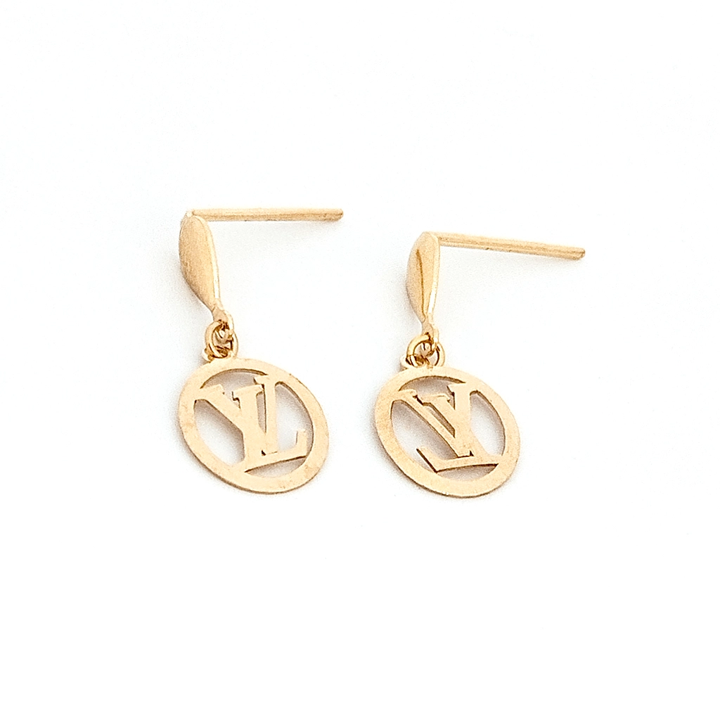 گوشواره طلا 18 عیار زنانه سوزیانا مدل آویز LV