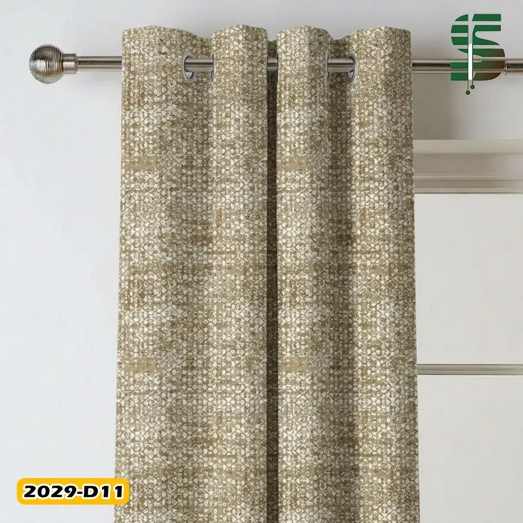 پرده پانچ طرح دار کد 2029D در 5 رنگ — تصویر ۳