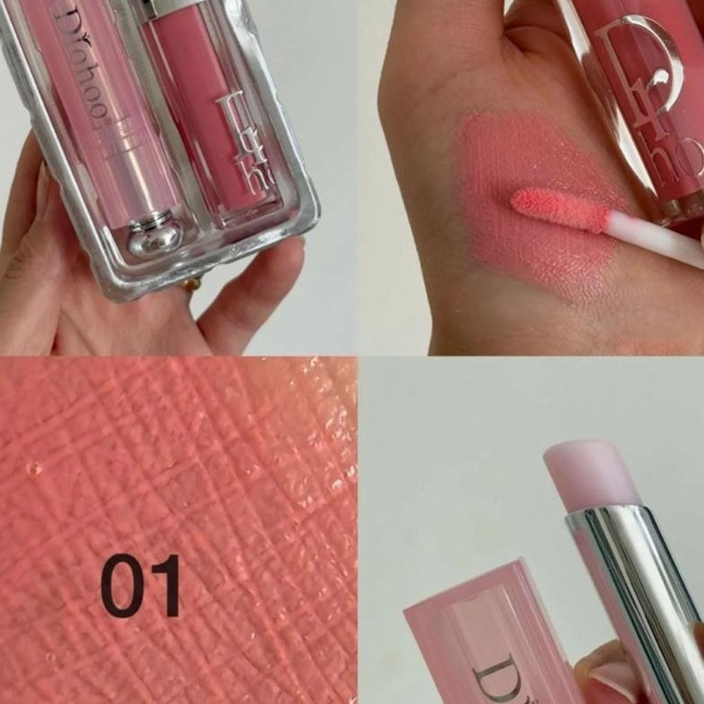 پک بالم لب،لیپ گلاس طرح دیور ا Dior lip balm and lip gloss pack — تصویر ۳