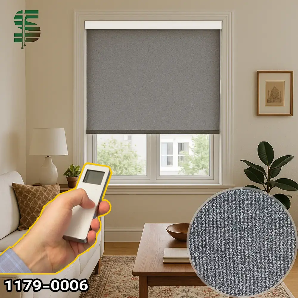 پرده شید برقی بافت دار در 7 رنگ — تصویر ۲