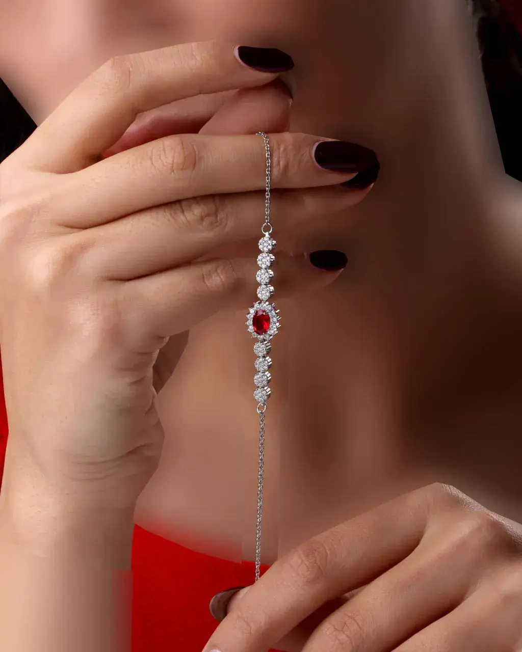 سرویس نقره زنانه جی تی ای طرح فلاور جی نایس کد sv-236 — تصویر ۵