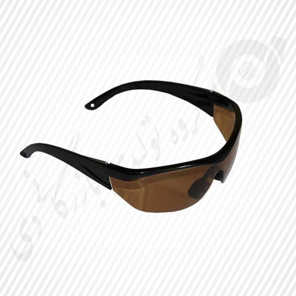 عینک ایمنی ضدخش قهوه‌ای ( 282B ) — تصویر ۲