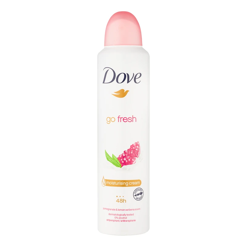 اسپری ضد تعریق زنانه داو Dove مدل Pomegranate حجم 250 میلی لیتر