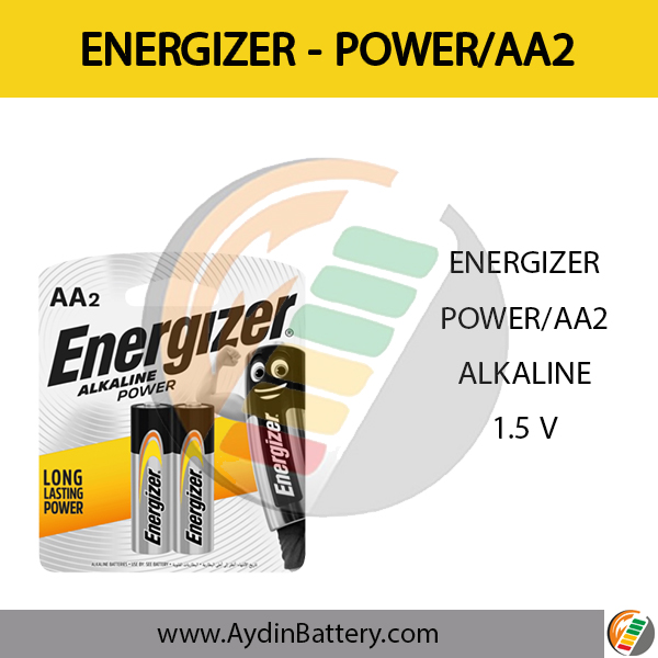 باتری قلمی آلکالاین انرجایزر ENERGIZER-AA2 POWER — تصویر ۲