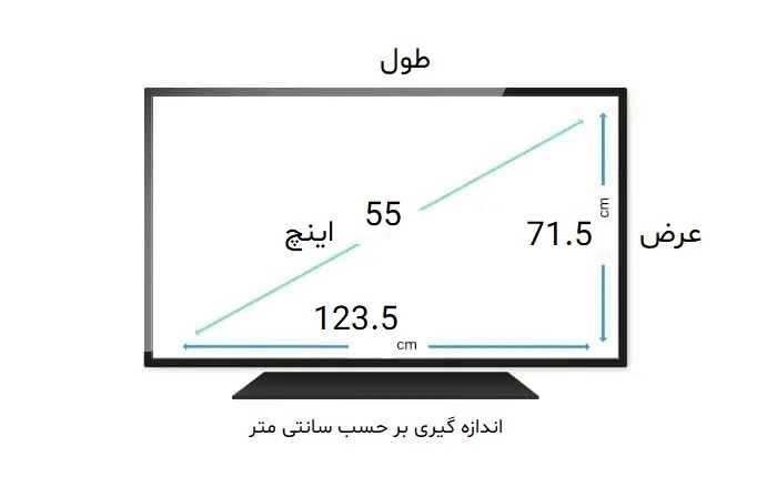 محافظ صفحه تلویزیون 55 اینچ ال جی
