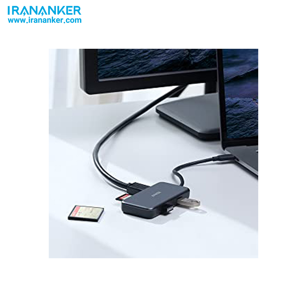 هاب انکر Premium 5 in 1 USB-C -مدل A8334 — تصویر ۷