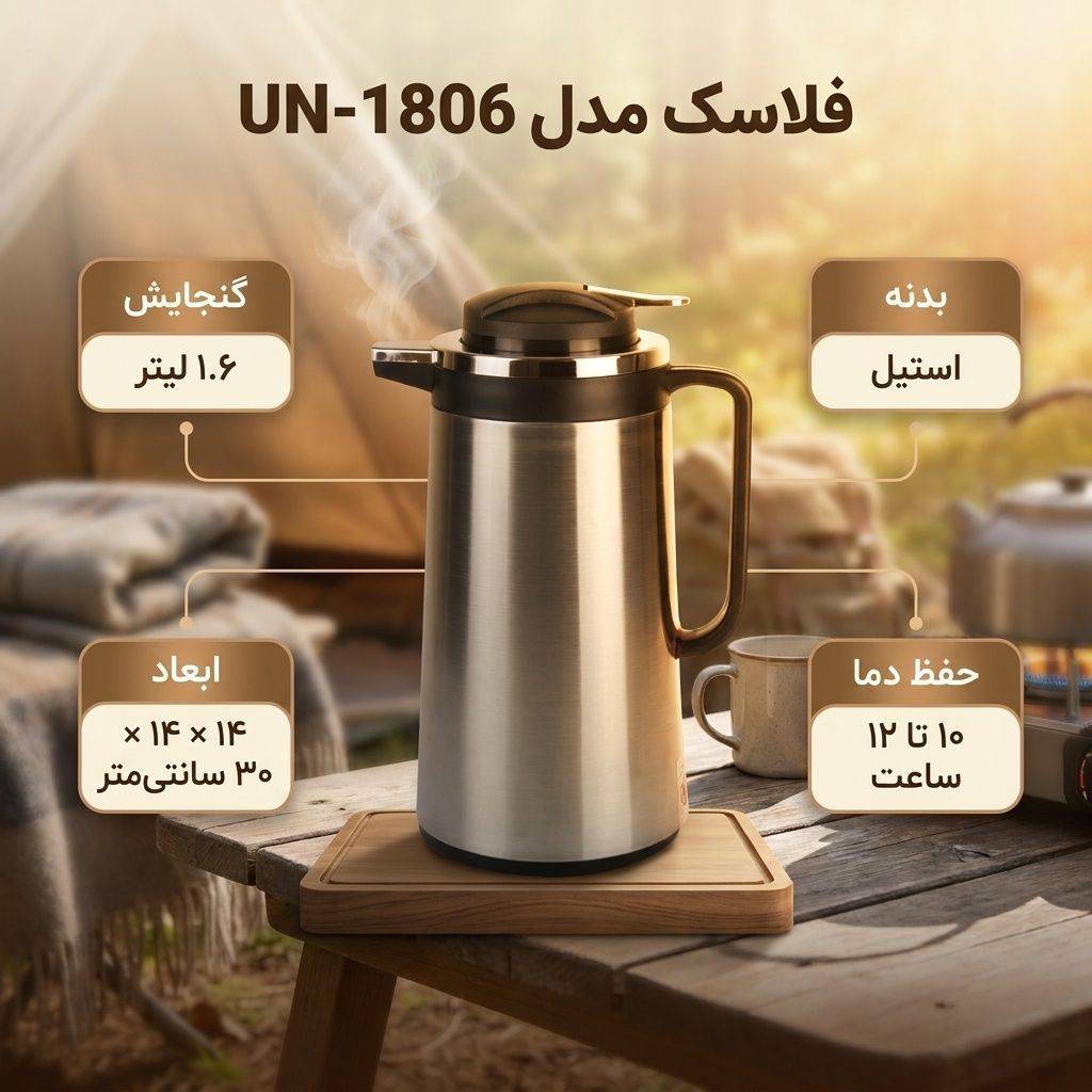 فلاکس 1.6 لیتر یونیک مدل 1806 اصلی
