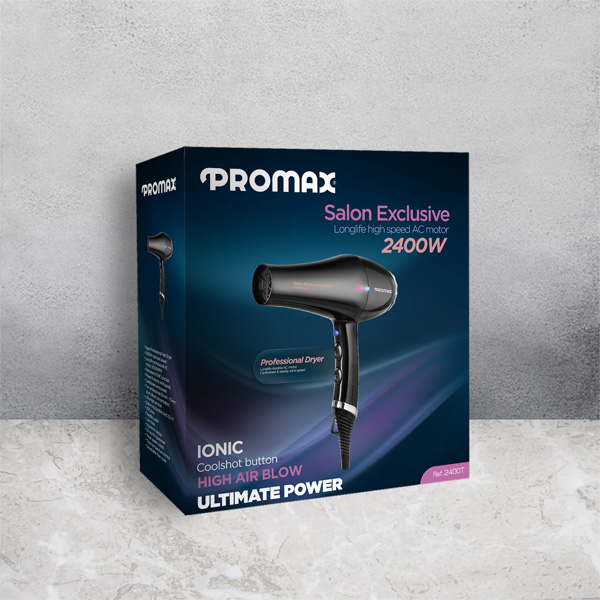 سشوار پرومکس PROMAX SALON EXCLUSIVE 2400W 2400T — تصویر ۲