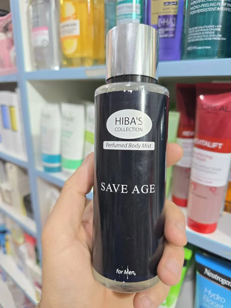 بادی اسپلش مردانه هیباس مدل Save age حجم 250میل ماندگاری ۲۴ ساعته اصلی به شرط اصالت | اورجینال انگلیس