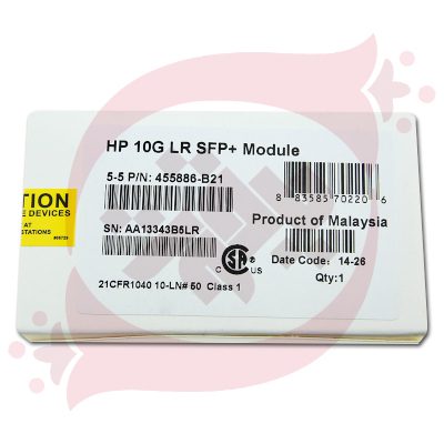 ماژول ترنسیور HPE BladeSystem c-Class 10Gb SFP+ LR Transceiver 455886-B21 — تصویر ۲