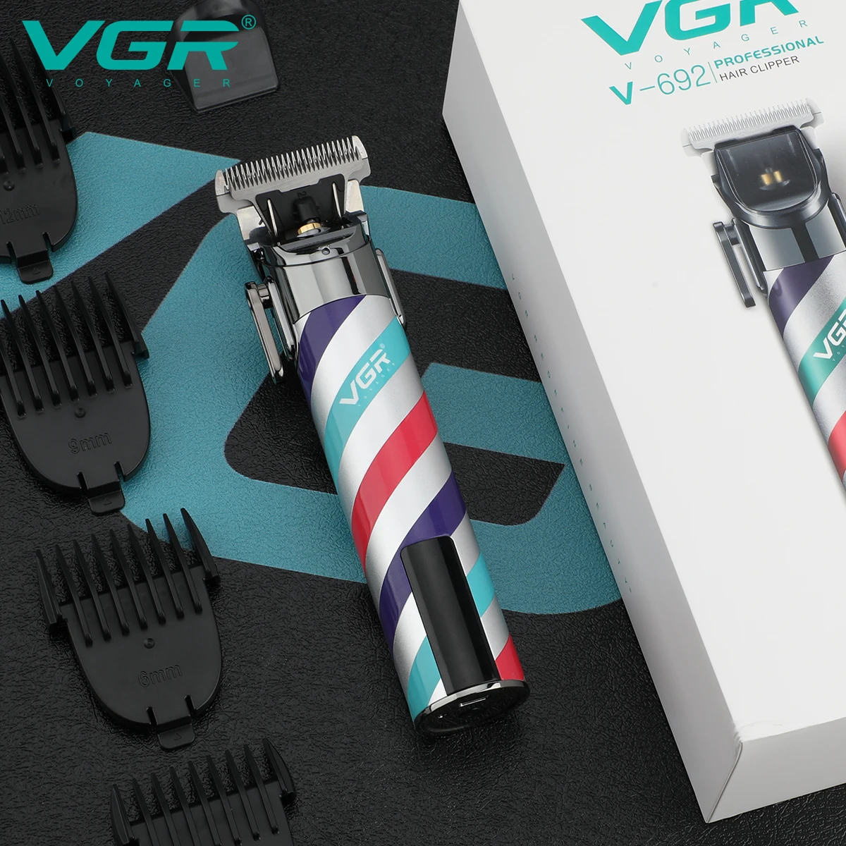 ماشین اصلاح موی سر و صورت وی جی آر مدل V-692 — تصویر ۷