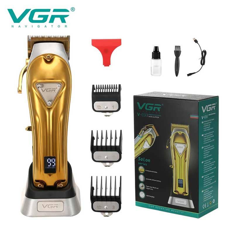 ماشین اصلاح موی سر و صورت وی جی آر مدل V-656 — تصویر ۴