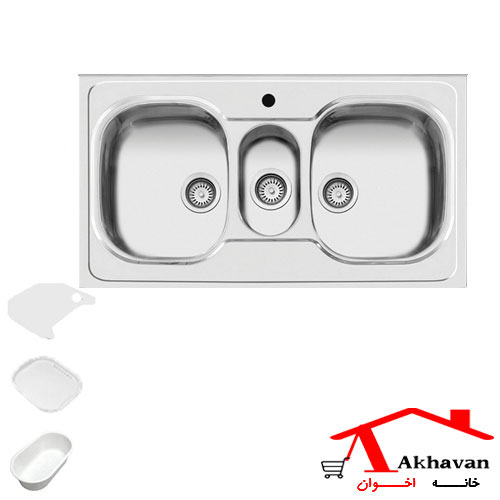 سینک ظرفشویی روکار کد 29 اخوان