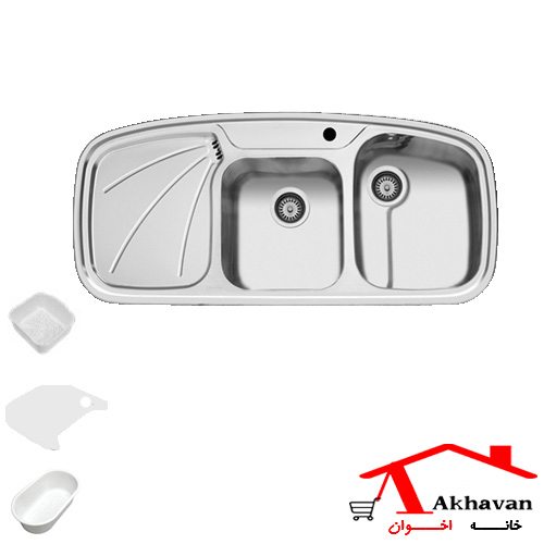 سینک ظرفشویی توکار کد 6 اخوان