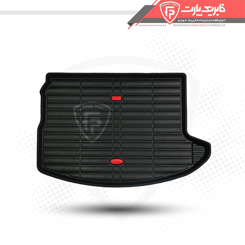 کفپوش سه بعدی صندوق هایما s5 چرمی بابل کارپت مشکی — تصویر ۲