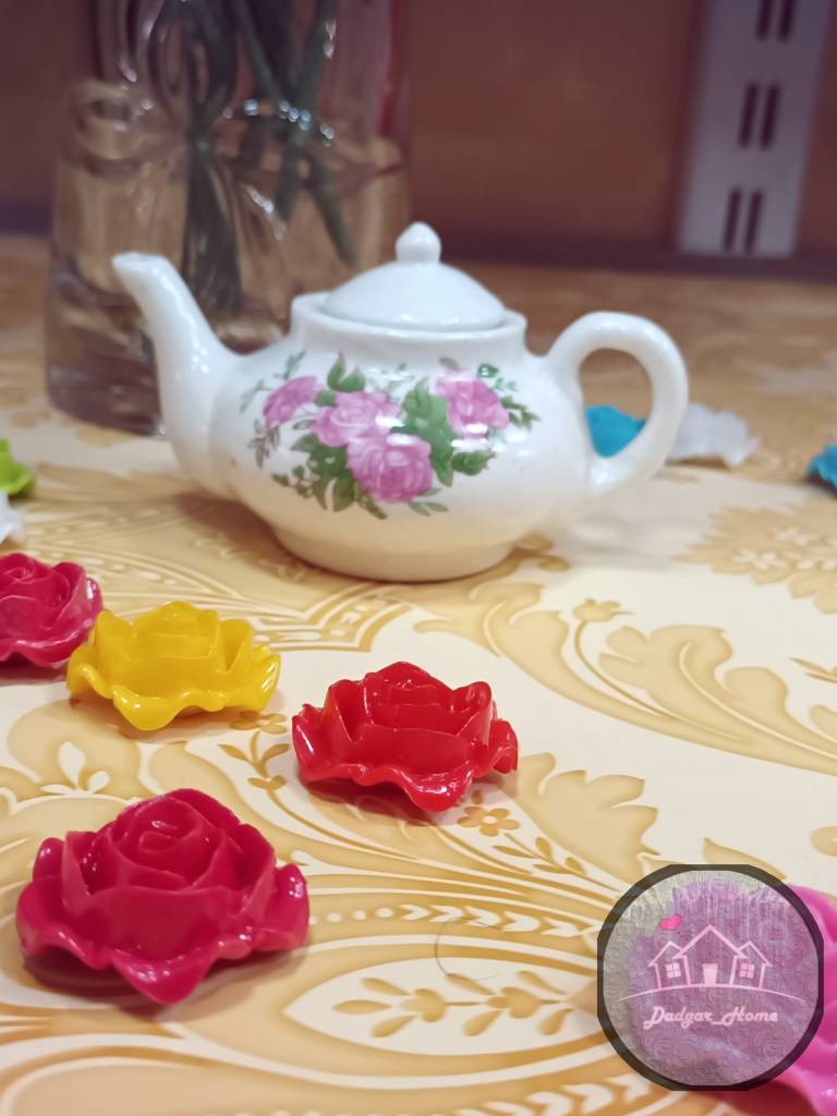 قوری زعفران گل سرخ چینی