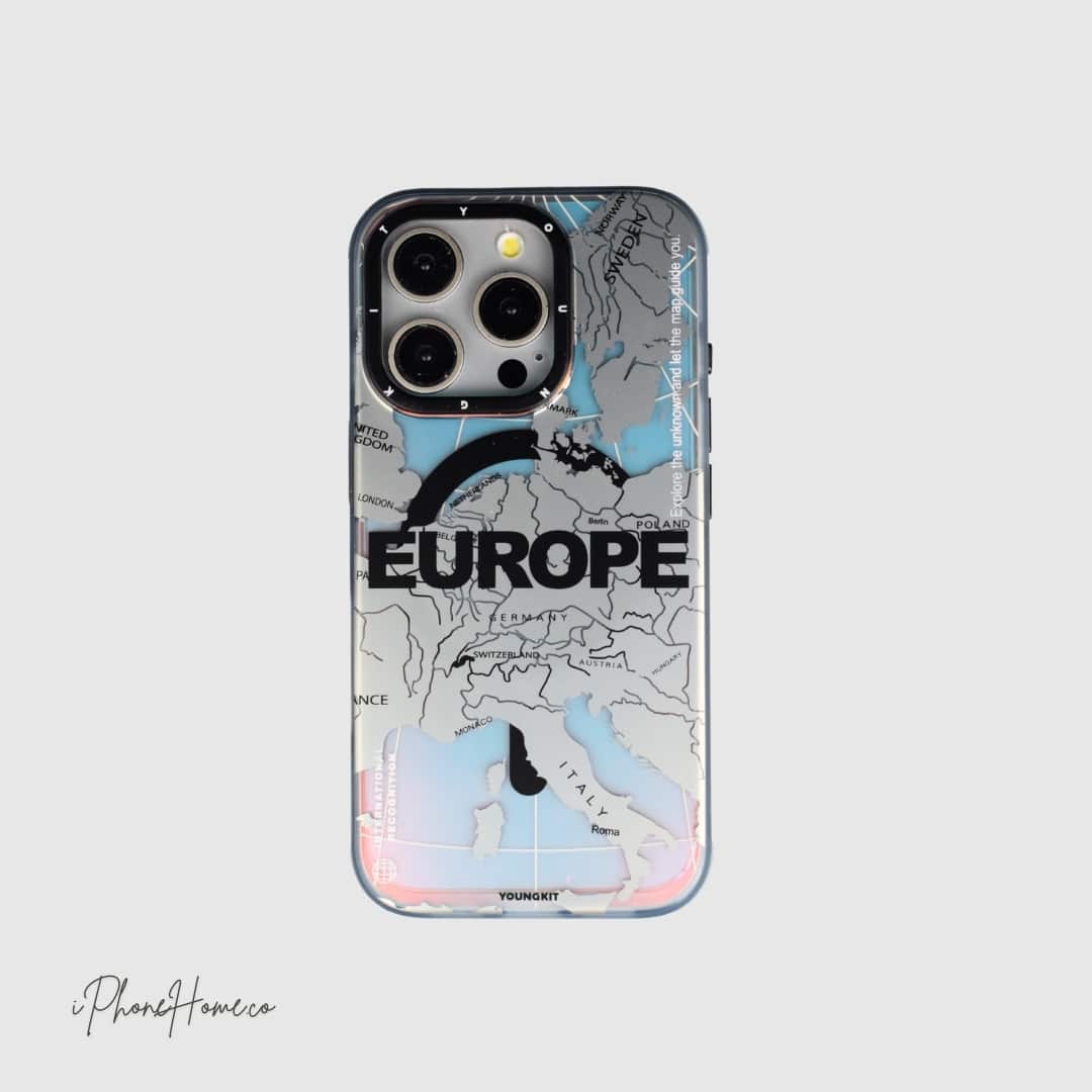 قاب یانگ کیت Europe هولوگرامی مناسب iPhone 16 Pro Max (7240)