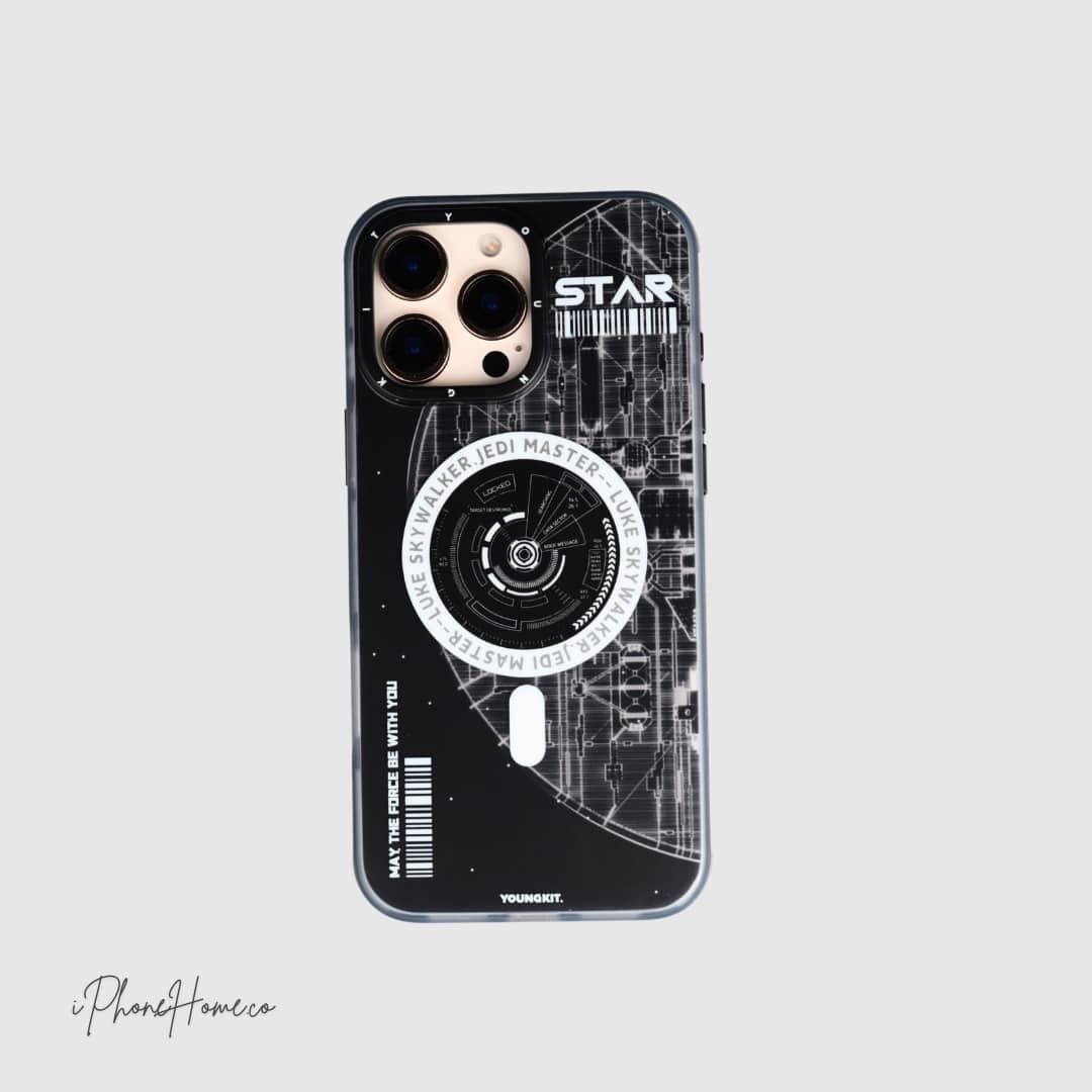 قاب یانگ کیت Star مشکی مناسب iPhone 16 Pro Max (7250)