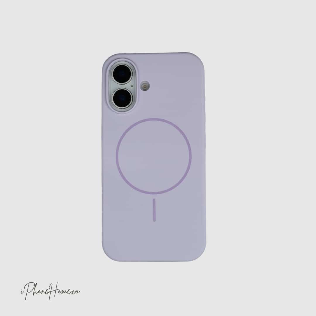قاب سیلیکونی Case مگ سیف یاسی مناسب iPhone 16 (7116)