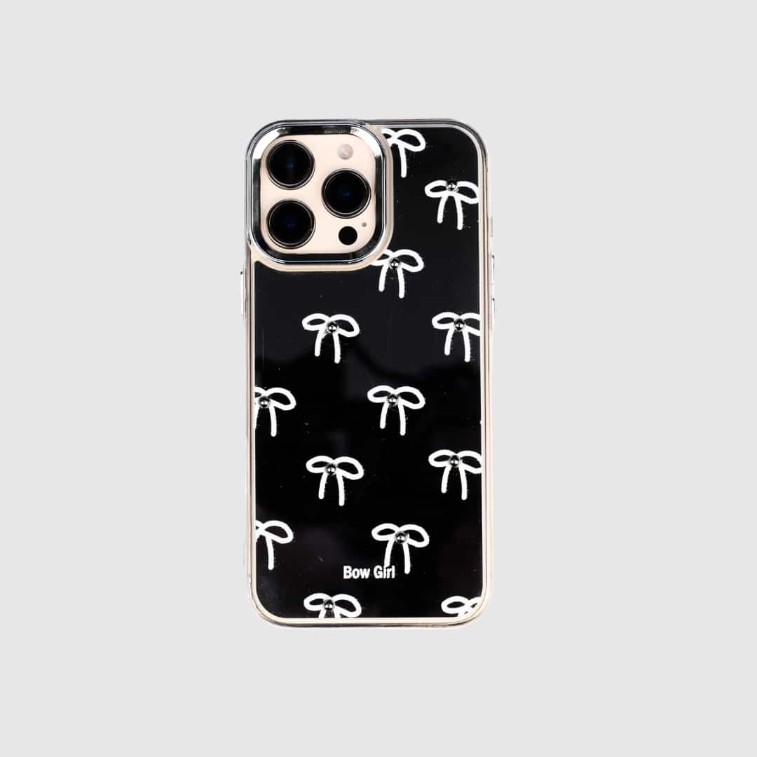 قاب فشن کیس BowGirl آینه ای پاپیونی مناسب iPhone 16 Pro Max (7053)