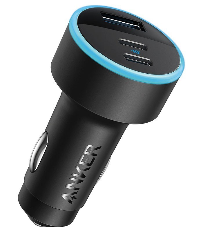 شارژر فندکی انکر USB-C 335 Car Charger 67W Compact 3-Port مدل A2736