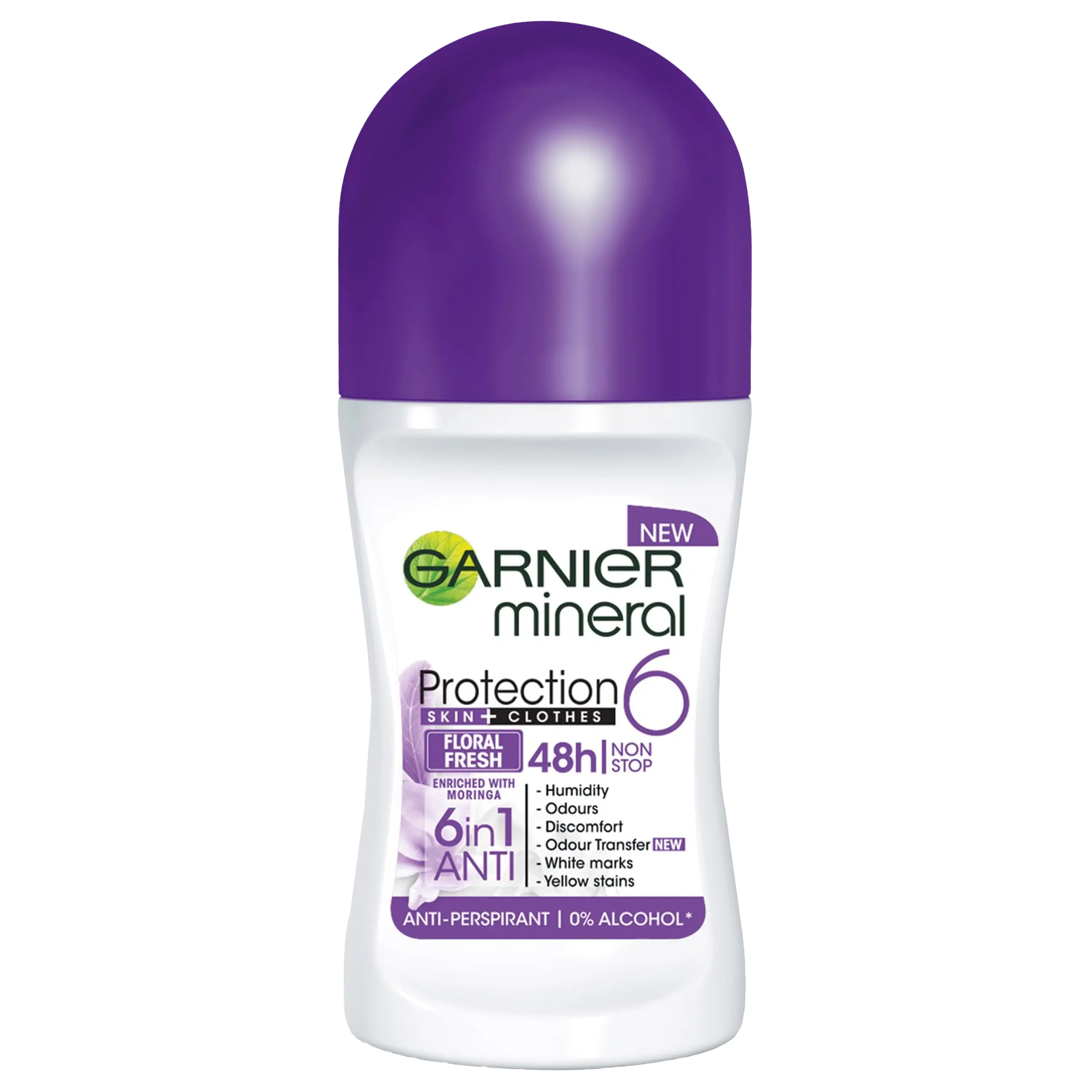 مام رول زنانه گارنیر مینرال گل های تازه | Garnier Mineral Women Roll-On Protection 6 Floral Fresh 50ml
