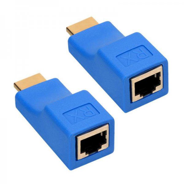افزایش طول HDMI توسط یک کابل LAN شبکه 30 متری — تصویر ۲