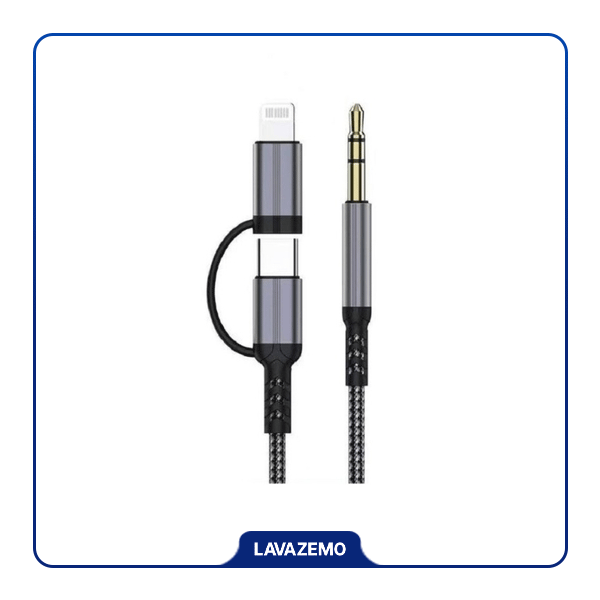کابل صدا AUX 2 IN 1 مدل GJ‑027
