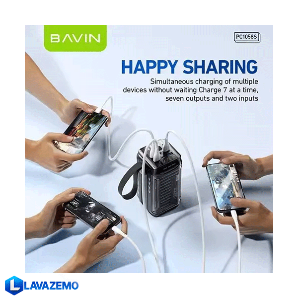 پاوربانک 50000 باوین مدل Bavin PC1058S — تصویر ۷