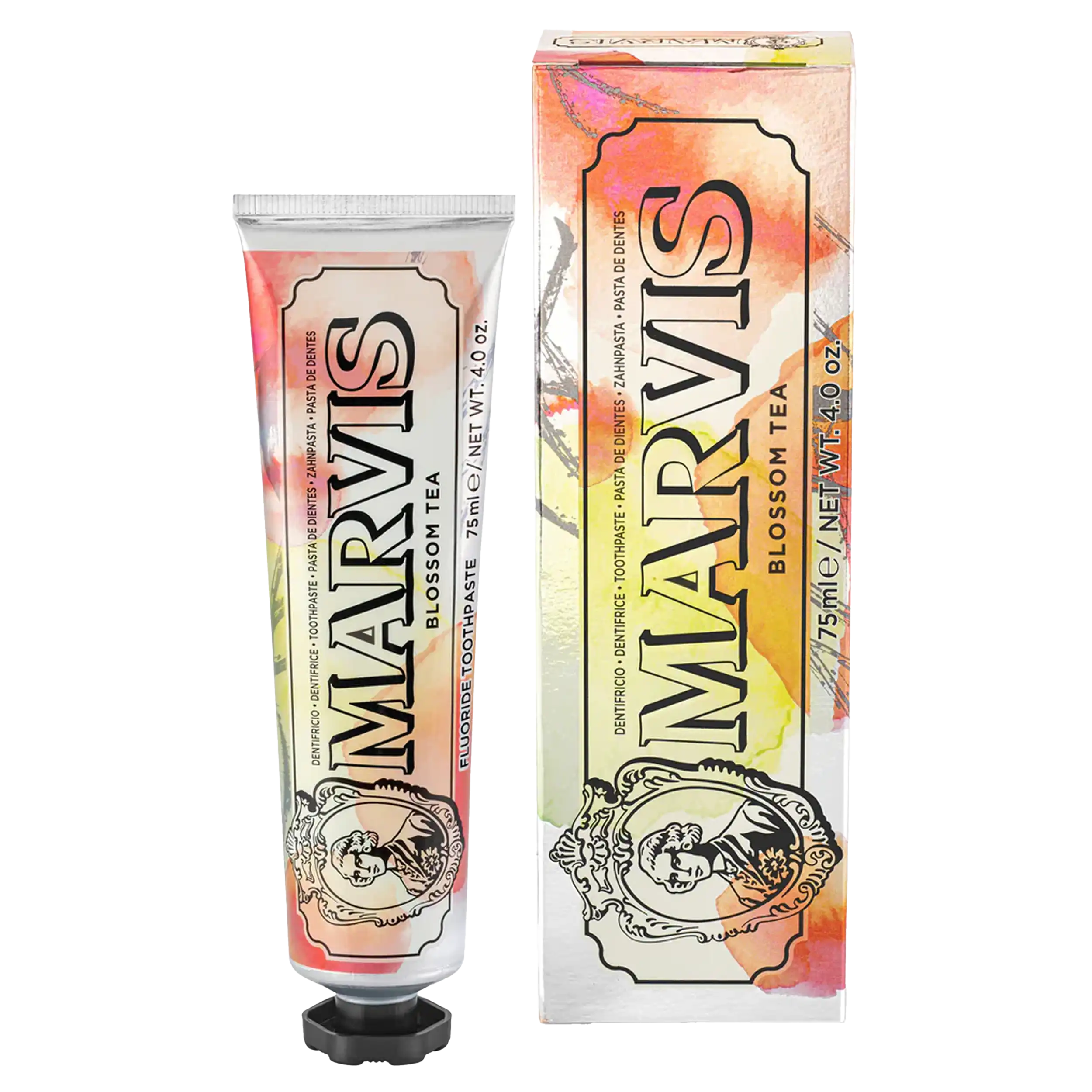 خمیر دندان چای شکوفه مارویس | marvis blossom tea 75 ml — تصویر ۳