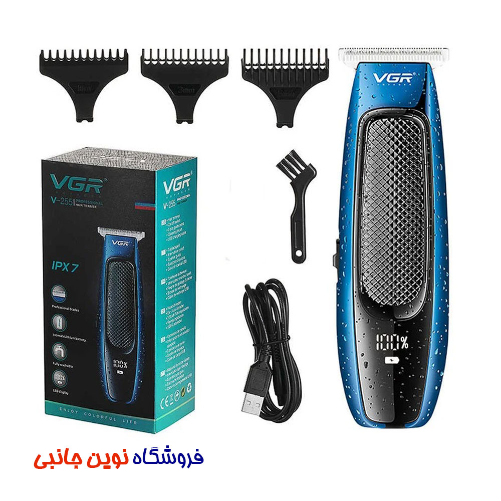 ماشین اصلاح وی جی آر مدل V-255 ا VGR V-255 Hair Trimmer (تک / عمده ) — تصویر ۴
