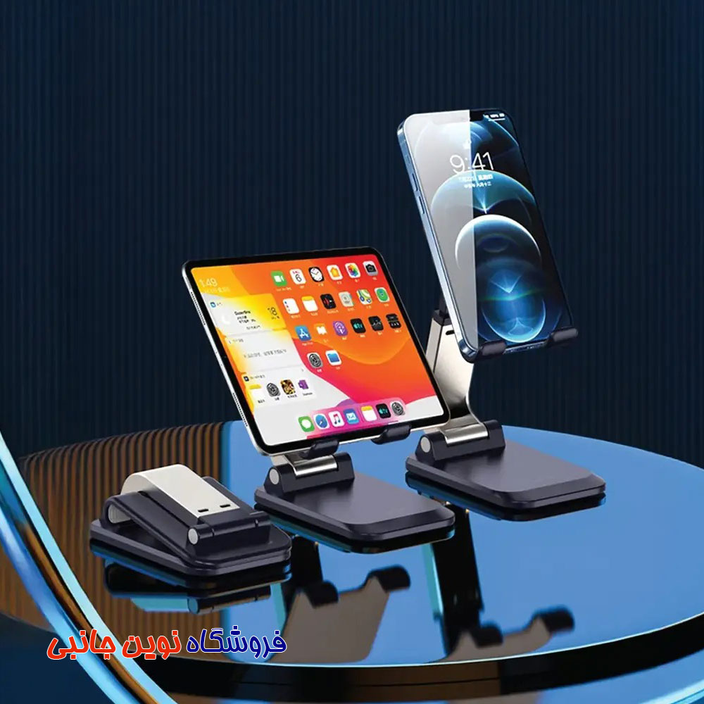 هولدر پایه نگهدرانده موبایل گرین لاین مدل M2 Foldable ا Green Lion M2-Foldable Multi-Angle Phone Holder (تک/عمده) — تصویر ۳
