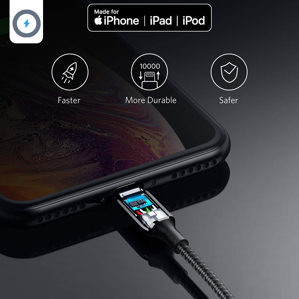 کابل یو اس بی به لایتنینگ انکر Anker USB A Cable — تصویر ۵