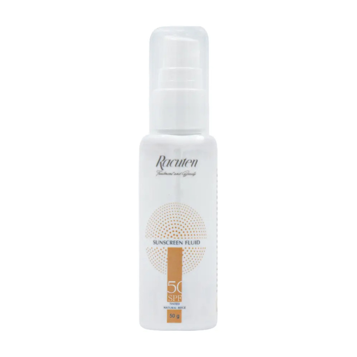 فلوئید ضد آفتاب رنگی SPF 50 راکوتن بدون چربی ۵۰گرم — تصویر ۲