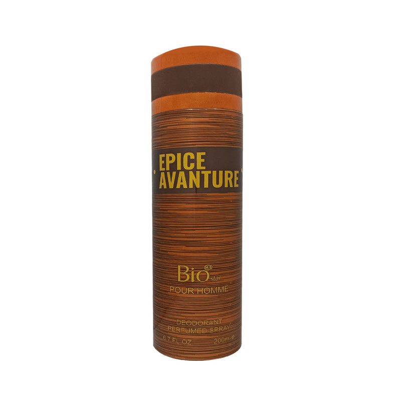 اسپری بدن مردانه بیو استار مدل EPICE AVANTURE حجم 200mL — تصویر ۲