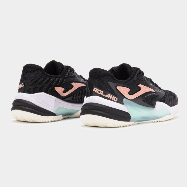 کفش تنیس جوما مدل ROLAND LADY 2501 BLACK — تصویر ۳