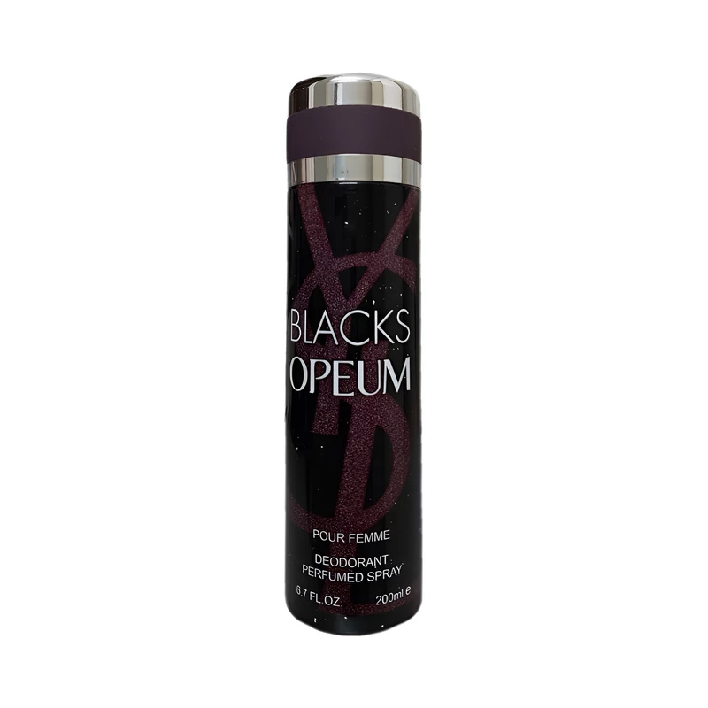 اسپری بدن زنانه بیو استار مدل BLACKS OPEUM حجم 200mL — تصویر ۲