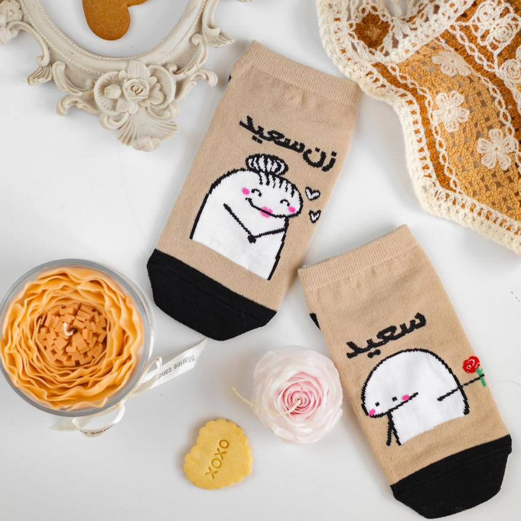 جوراب مچی طرح زن سعید — تصویر ۲