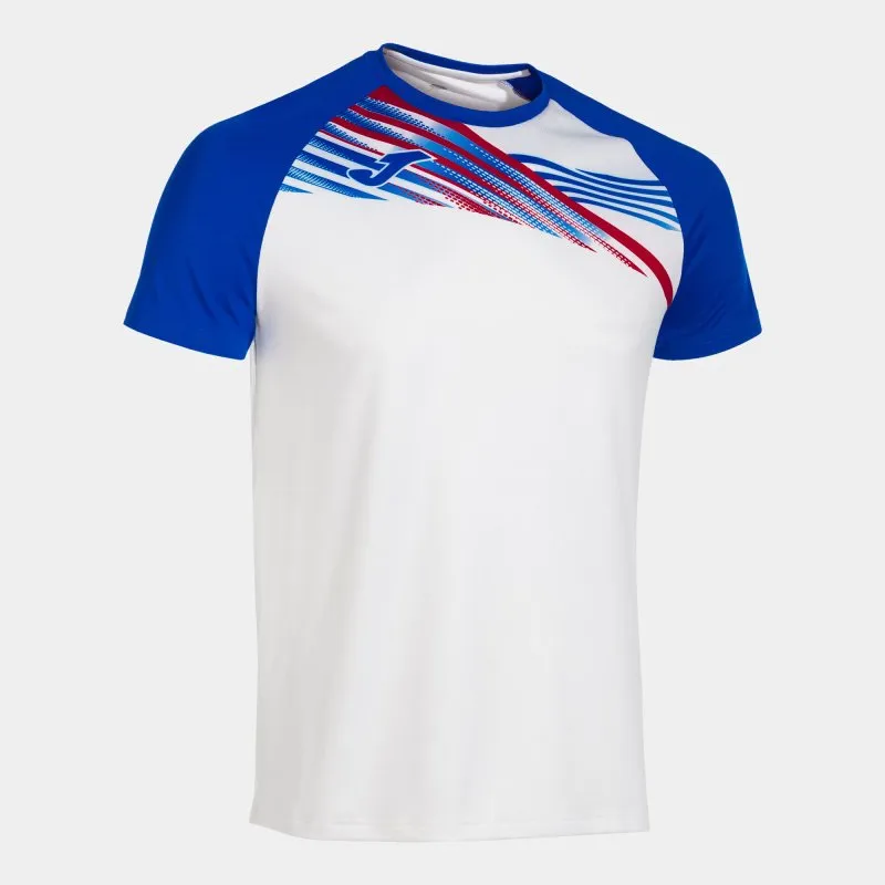 تیشرت ورزشی جوما مدل SHIRT SHORT SLEEVE MAN ELITE X WHITE ROYAL — تصویر ۲