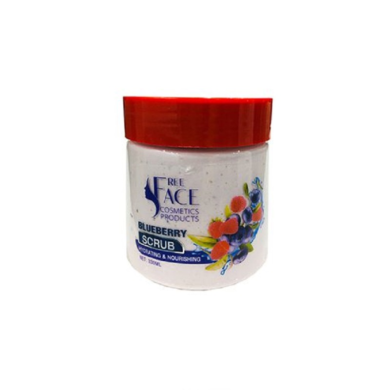 ماسک اسکراب بلوبری فری فیس مدل کاسه ای حجم 330mL