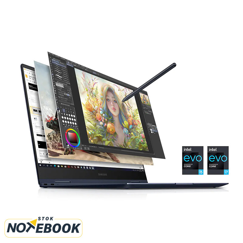 لپ تاپ سامسونگ مدل Galaxy Book Pro 360 (930QDB) | i7-1165G7/16GB/512GB/Intel Iris Xe/13.3 inch FHD X360 Touch — تصویر ۷