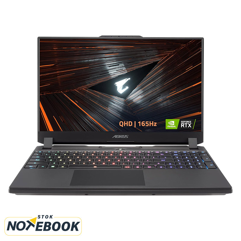 لپ تاپ گیگابایت مدل Aorus 15 | i5-13500H/8GB/512GB/6GB RTX 4050/15.6 inch FHD – C — تصویر ۳