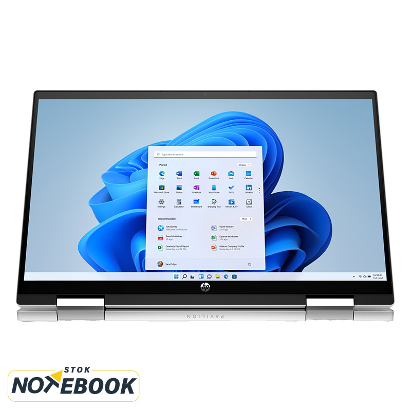 لپ تاپ اچ پی مدل Pavilion 14 | Core 5-125U/16GB/512GB/Intel Iris Xe/14 inch FHD X360 Touch – AC — تصویر ۵