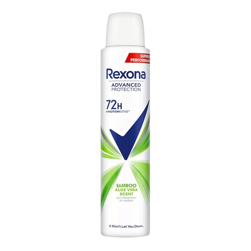 اسپری ضد تعریق زنانه رکسونا مدل BAMBOO & ALOE VERA 72H حجم 200mL — تصویر ۲
