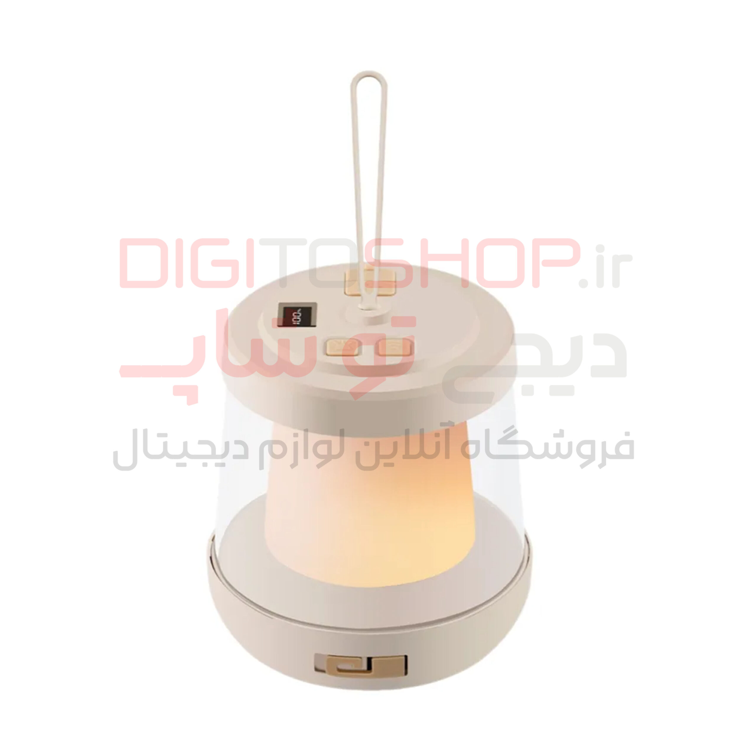 چراغ لومکس گرین لاین با نوار LED توکار رنگ بژ — تصویر ۲
