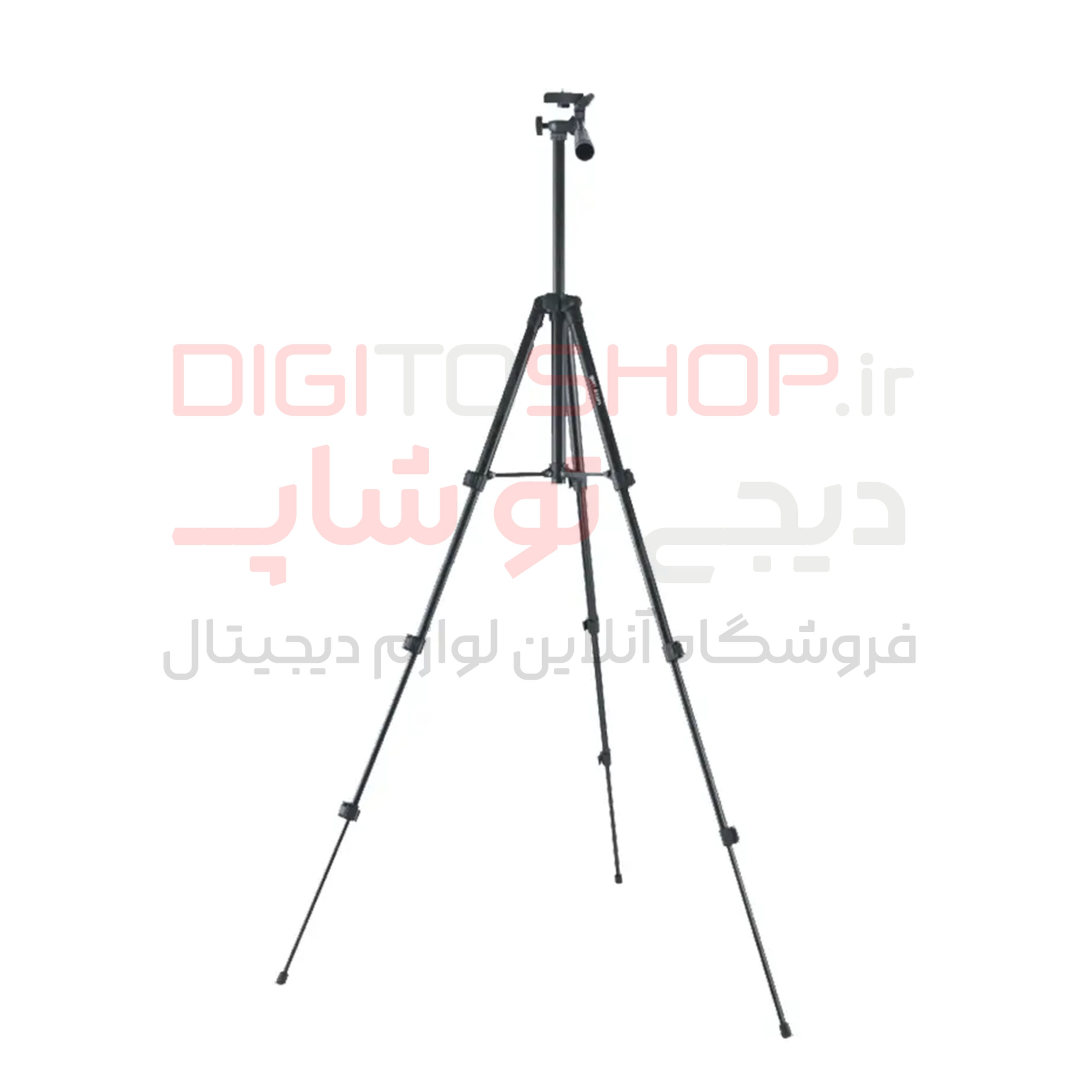 سه پایه آلومینیومی حرفه‌ای گرین لاین مدل GTP-100 رنگ مشکی — تصویر ۲