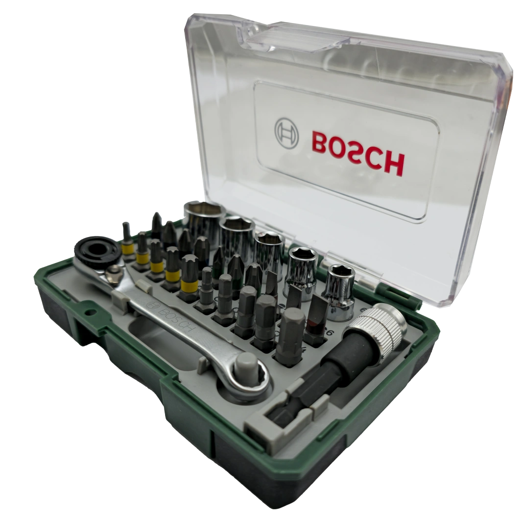 ست نوک پیچ گوشتی و بوکس 27 عددی BOSCH